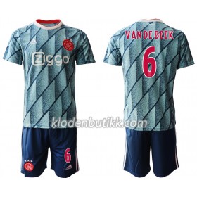 AFC Ajax Donny Van De Beek 6 Barn Bortedraktsett 2020-2021 Kortermet (+ Korte bukser)